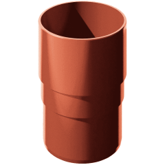 Соединитель трубы Verat 125/82 красный