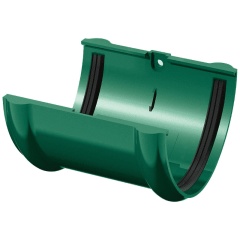 Соединитель желоба Verat 125/82 зеленый