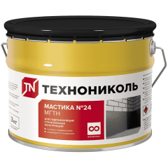 Мастика Технониколь №24 МГТН 3 кг гидроизоляционная