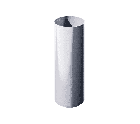 Труба Verat 125/82 белый 3 м