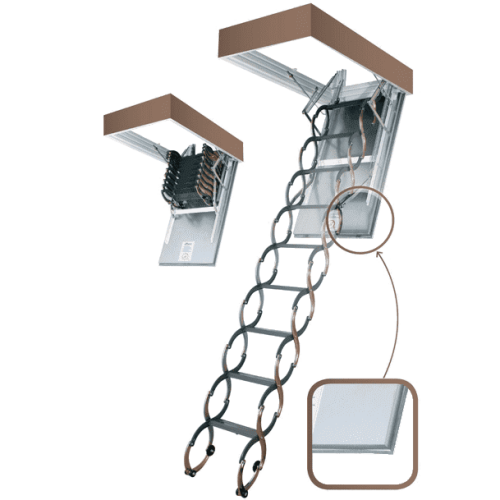 FAKRO Лестница ножничная металлическая 70* 80 LSF-300