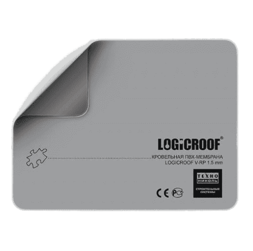 ПВХ мембрана Logicroof V-GR FB 1,5 мм серая 2,05x15 м